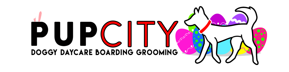 Pup City Easter Logo